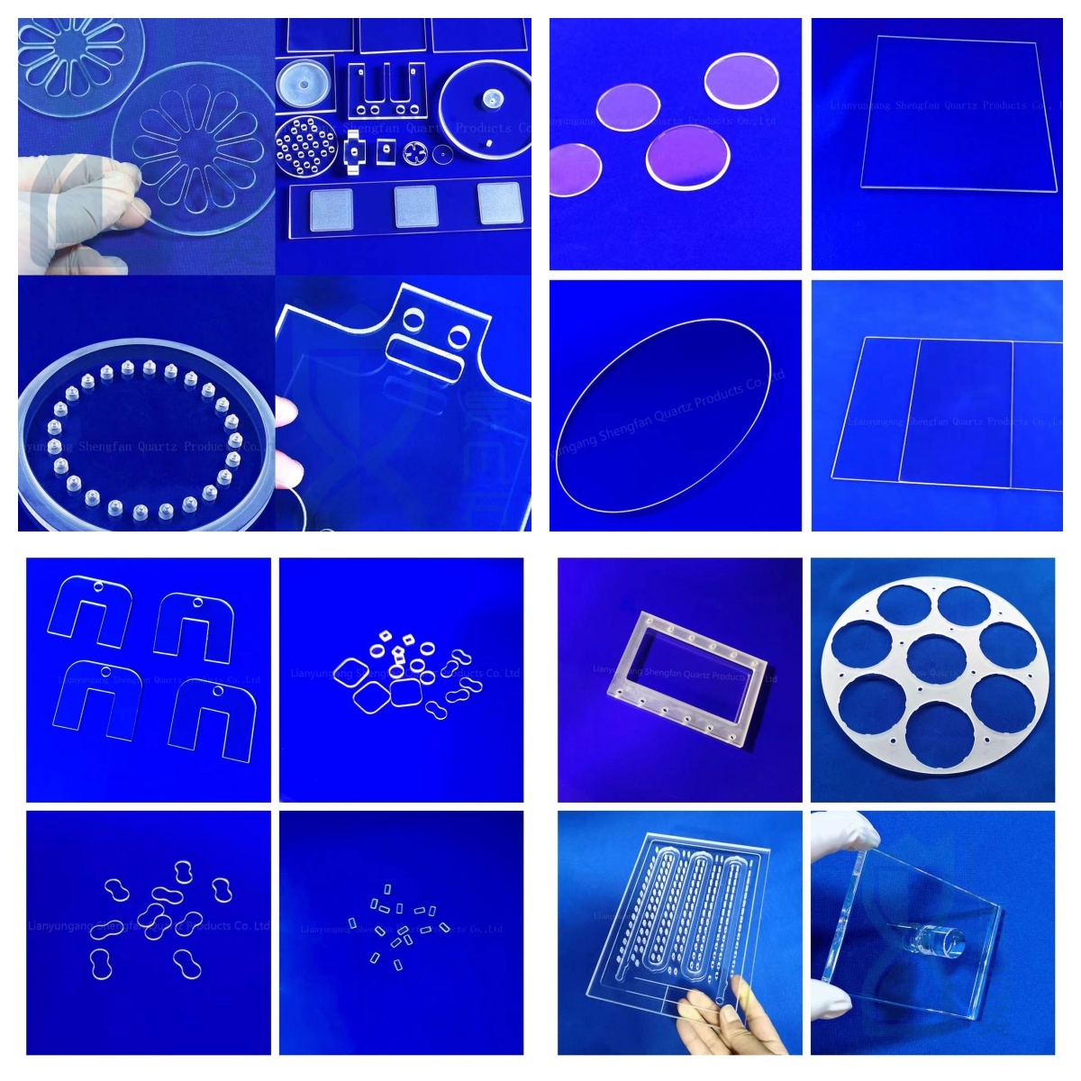 τελευταία εταιρεία περί Custom Special-shaped Quartz Sight Window for Korean Semiconductor Client-Amy