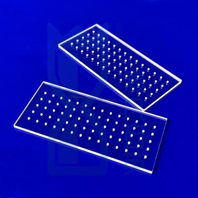 ποιότητας  High Purity Heat Resistant Shape Quartz Glass Plate ±0.02mm Tolerance Customized For High Temperature Εργοστάσιο