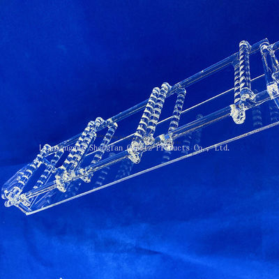 ποιότητας  High Purity Fused Silica Quartz Boat High Temperature Resistant Quartz Boat for Tube Furnace Laboratory Sintering Εργοστάσιο