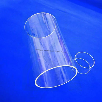 ποιότητας  Clear Quartz Tube for Semiconductor and Optical Applications Εργοστάσιο