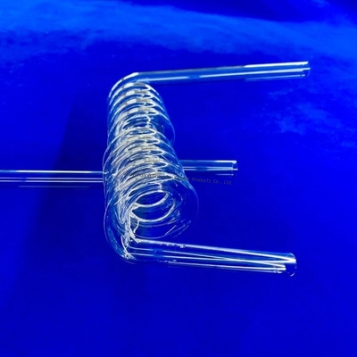 ποιότητας  Factory Custom Laboratory High Temperature And Corrosion Resistant Quartz Spiral Tube Εργοστάσιο