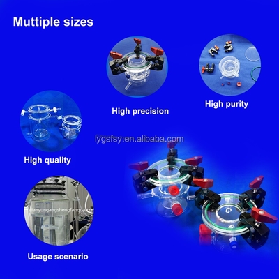 ποιότητας  Customized Double Walled UV Quartz Glass Quartz Photocatalytic Reactor Εργοστάσιο