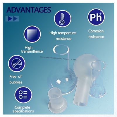 ποιότητας  Custom 50-5000ML Quartz Glass Round Bottom Long Neck Flask Εργοστάσιο