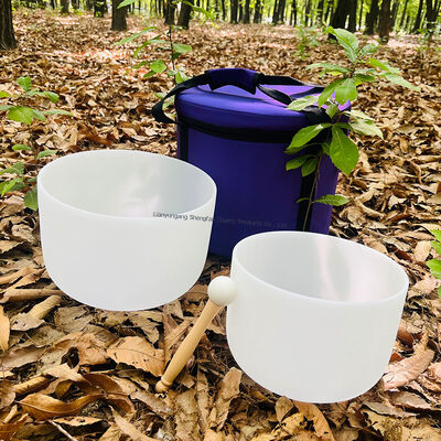 ποιότητας  Custom Logo 99.99% Pure Quartz Crystal Singing Bowl Tuned to 440Hz/432Hz for Chakra Balancing Εργοστάσιο