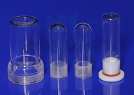 Purity Transparent Fused Silica Glass Reagent Bottle With Screw Caps