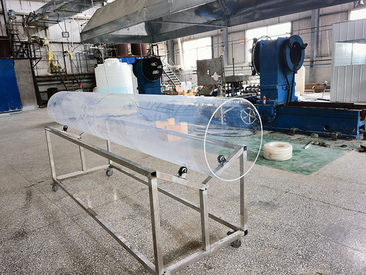 Θέρμανση Quartz Glass Tube Διαφανής Ημιαγωγός Υψηλής Διαπερατότητας