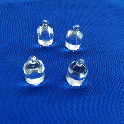 End Clear Fused Quartz Rod Rod Σχήμα κώνου για θέρμανση