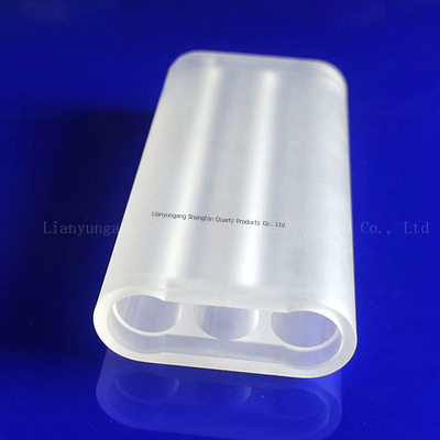 Γυαλισμένο Triple Bore Quartz Flow Tube Sio2 για Ιατρικό Laser 3 αγοραστές
