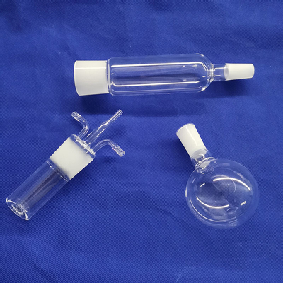 10 - 100ml το πετρέλαιο υποβάλλει την κατσαρόλα αντίδρασης πυρκαγιάς χαλαζία σωλήνων γυαλιού για το εργαστήριο σε φυγοκέντρωση