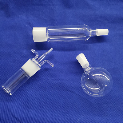 10 - 100ml το πετρέλαιο υποβάλλει την κατσαρόλα αντίδρασης πυρκαγιάς χαλαζία σωλήνων γυαλιού για το εργαστήριο σε φυγοκέντρωση