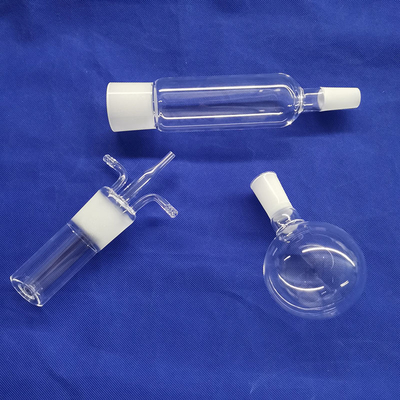 10 - 100ml το πετρέλαιο υποβάλλει την κατσαρόλα αντίδρασης πυρκαγιάς χαλαζία σωλήνων γυαλιού για το εργαστήριο σε φυγοκέντρωση