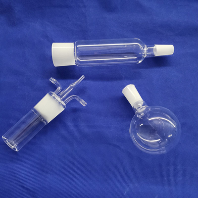 10 - 100ml το πετρέλαιο υποβάλλει την κατσαρόλα αντίδρασης πυρκαγιάς χαλαζία σωλήνων γυαλιού για το εργαστήριο σε φυγοκέντρωση