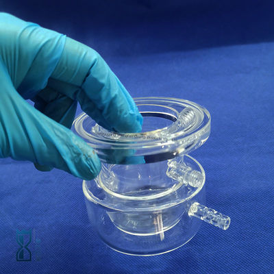 Προσαρμοσμένη κατασκευή Διαυγές αντιδραστήρα γυαλιού σιδήρου για εργαστήριο