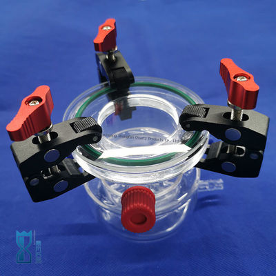 Προσαρμοσμένη κατασκευή Διαυγές αντιδραστήρα γυαλιού σιδήρου για εργαστήριο