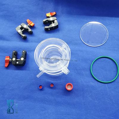 Προσαρμοσμένη κατασκευή Διαυγές αντιδραστήρα γυαλιού σιδήρου για εργαστήριο