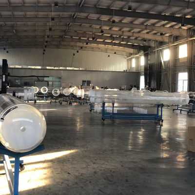 Σωλήνας χαλαζία μεγάλης διαμέτρου, ανθεκτικός σε υψηλές θερμοκρασίες και διαβρωτικό, για φωτοβολταϊκές εφαρμογές