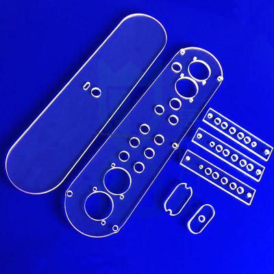 Διαφανής δίσκος κουάρτζης chip wafer μονοκαναλιού και διπλού καναλιού οπτικών ινών σύνδεσμος καλώδιο σύνδεσμος σύρμα σύνδεσμος