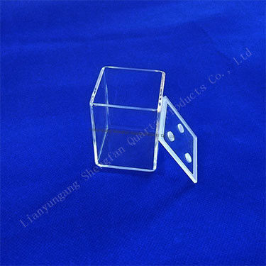 Υψηλής διαπερατότητας ανθεκτική στη διάβρωση γυάλινη πλάκα από χαλαζία για εργαστηριακή χρήση σε υψηλές θερμοκρασίες