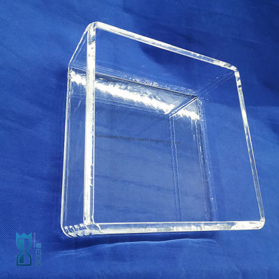 Υψηλής διαπερατότητας ανθεκτική στη διάβρωση γυάλινη πλάκα από χαλαζία για εργαστηριακή χρήση σε υψηλές θερμοκρασίες