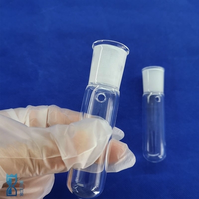 Εργοστάσιο Εργαστήριο Custom Quartz Στρογγυλό Κάτω επίπεδο δοκιμαστικό σωλήνα Ανθεκτικό στη διάβρωση Υψηλή θερμοκρασία