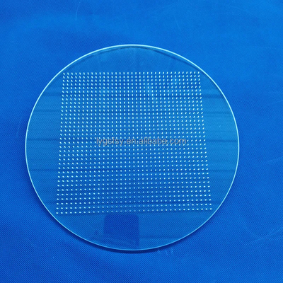 Επαγγελματικό Custom UV Διαφανές Λάζερ Perforated Quartz Sheet