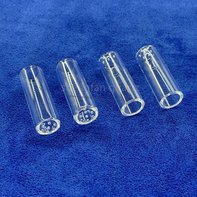 Υψηλής καθαρότητας SiO2 99,99% Κουάρτζινο γυάλινο σωλήνα με σημείο αναψύξης 1180°C και σημείο τριβής 1100°C για βιομηχανική χρήση