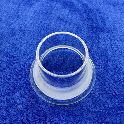 Επαγγελματικό Custom Quartz Flanged σωλήνα υψηλής θερμοκρασίας υψηλής καθαρότητας