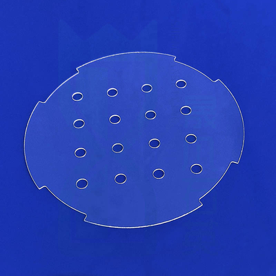 99.99% υψηλής καθαρότητας πλακέτα κουάρτζ Laser Grooving λιωμένο πυρίτιο Κουάρτζ γυαλί παράθυρο Κουάρτζ γυαλί φύλλο