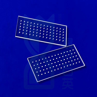 99.99% υψηλής καθαρότητας πλακέτα κουάρτζ Laser Grooving λιωμένο πυρίτιο Κουάρτζ γυαλί παράθυρο Κουάρτζ γυαλί φύλλο