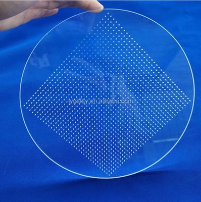 99.99% υψηλής καθαρότητας πλακέτα κουάρτζ Laser Grooving λιωμένο πυρίτιο Κουάρτζ γυαλί παράθυρο Κουάρτζ γυαλί φύλλο