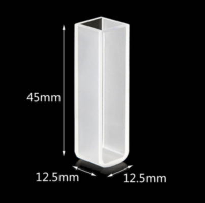 Υπεριώδης Κουάρτζης Κουβέτες 5mL/10mL 100% Χωρίς Φουσκάλες συμβατές με UV-Vis Φασματομετρητές
