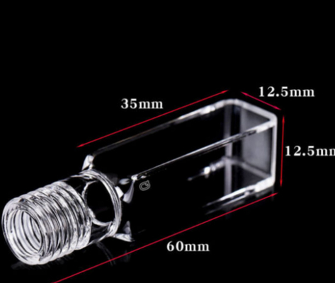 Υπεριώδης Κουάρτζης Κουβέτες 5mL/10mL 100% Χωρίς Φουσκάλες συμβατές με UV-Vis Φασματομετρητές