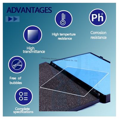 Optically Clear Quartz Glass Plate with Superior Hardness and Thermal Shock Resistance for Scientific Equipment