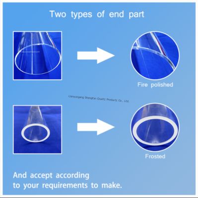 High Temperature Resistant High Purity Corrosion Resistance Quartz Glass Tube Fused Silica Tube