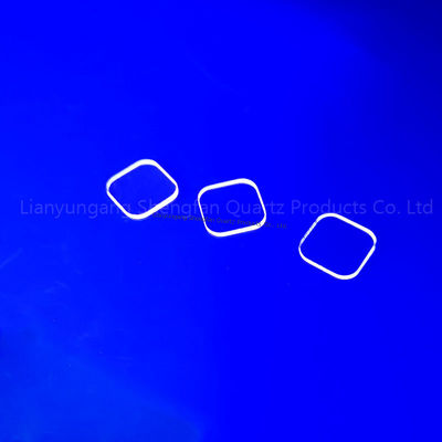 Λαζερικά κομμένα μικροσκοπικά υπεριώδη διαφανή λιωμένα γυάλινα φύλλα κουαρτζού για παράθυρα δωματίου