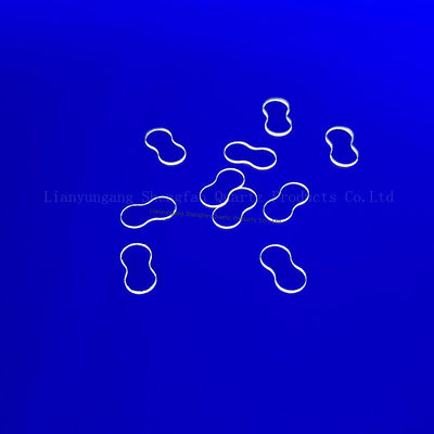 Λαζερικά κομμένα μικροσκοπικά υπεριώδη διαφανή λιωμένα γυάλινα φύλλα κουαρτζού για παράθυρα δωματίου