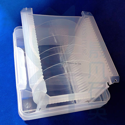 Πλάκες γυαλιού χαλαζία υψηλής διαφάνειας εξαιρετικά λεπτές 2 ιντσών 4 ιντσών 6 ιντσών για εργαστήρια ημιαγωγών