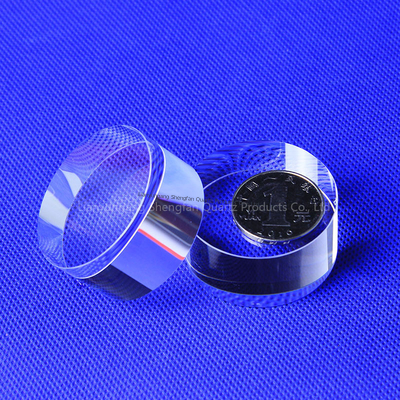 Δίσκος από γυαλί χαλαζία fused silica Premium οπτικός φακός πλάκα χαλαζία