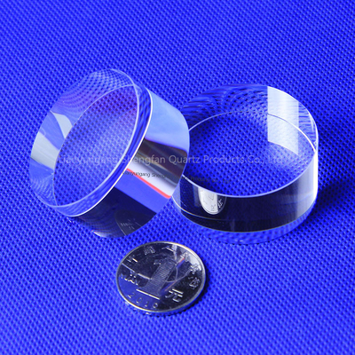 Δίσκος από γυαλί χαλαζία fused silica Premium οπτικός φακός πλάκα χαλαζία