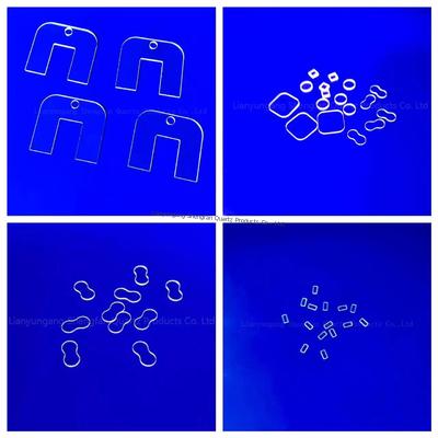 Customized Quartz Glass Plate Quartz Glass Sheet for Fixing Test Tube Standard-Sized Holes Processing Plate