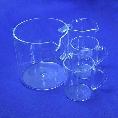 Customized high-temperature resistant and corrosion-resistant 50-1000ml transparent quartz beaker