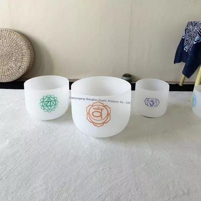 8-20 ίντσες 99,99% Κρυστάλλινο Κύπελλο Τραγουδιού από Χαλαζία σε Διαφανές Μαργαριταρένιο Λευκό για Ηχητική Θεραπεία και Διαλογισμό