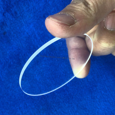 Placa de vidrio de cuarzo altamente transparente y resistente a altas temperaturas del 92% para aplicaciones de lámparas UV