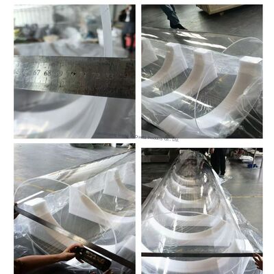 High Temperature Resistant 99.99% SiO2 Purity Quartz Glass Tube For Quartz tube furnace
