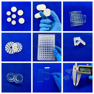 High Transmittance 92% Fused Quartz Plate with 2.2g/cm³  1200 ℃ Working Temperature