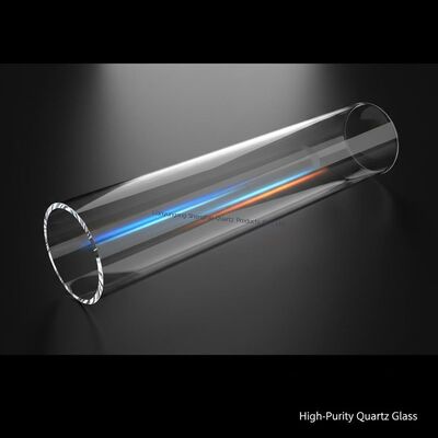 Μεγάλος διάμετρος, ανθεκτικός σε υψηλές θερμοκρασίες, ανθεκτικός στη διάβρωση, σωλήνας φούρνου από χαλαζία