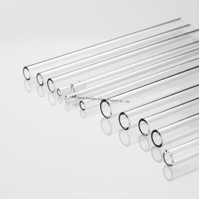 Θερμικά σταθερός διαφανής σωλήνας χαλαζία με απουσία φυσαλίδων αέρα και υψηλή διαπερατότητα φωτός