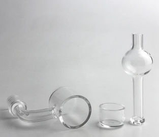 Ενιαίο γυαλιού σημείο τήξης 14mm γυαλιού 1732°C Banger υψηλής θερμοκρασίας αρσενικό καρφί γυαλιού χαλαζία