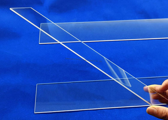 Κυκλικές Διαφανείς Πλάκες Χαλαζία με Ζαφείρι