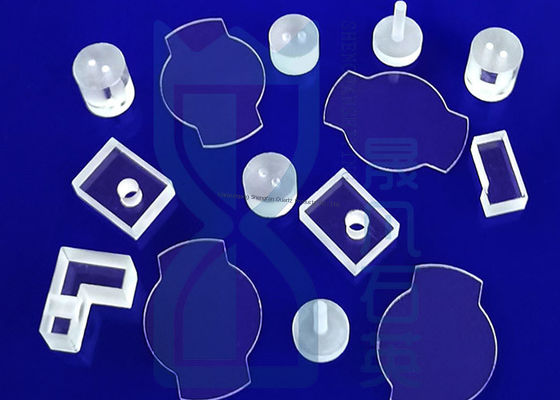 Διαφανής πλάκα γυαλιού Κουαρτζίου Υψηλής αντοχής Τετραγωνική Πλάκα Κουαρτζίου Πληθυσμός 2.2g/cm3 SIO2 99,99%